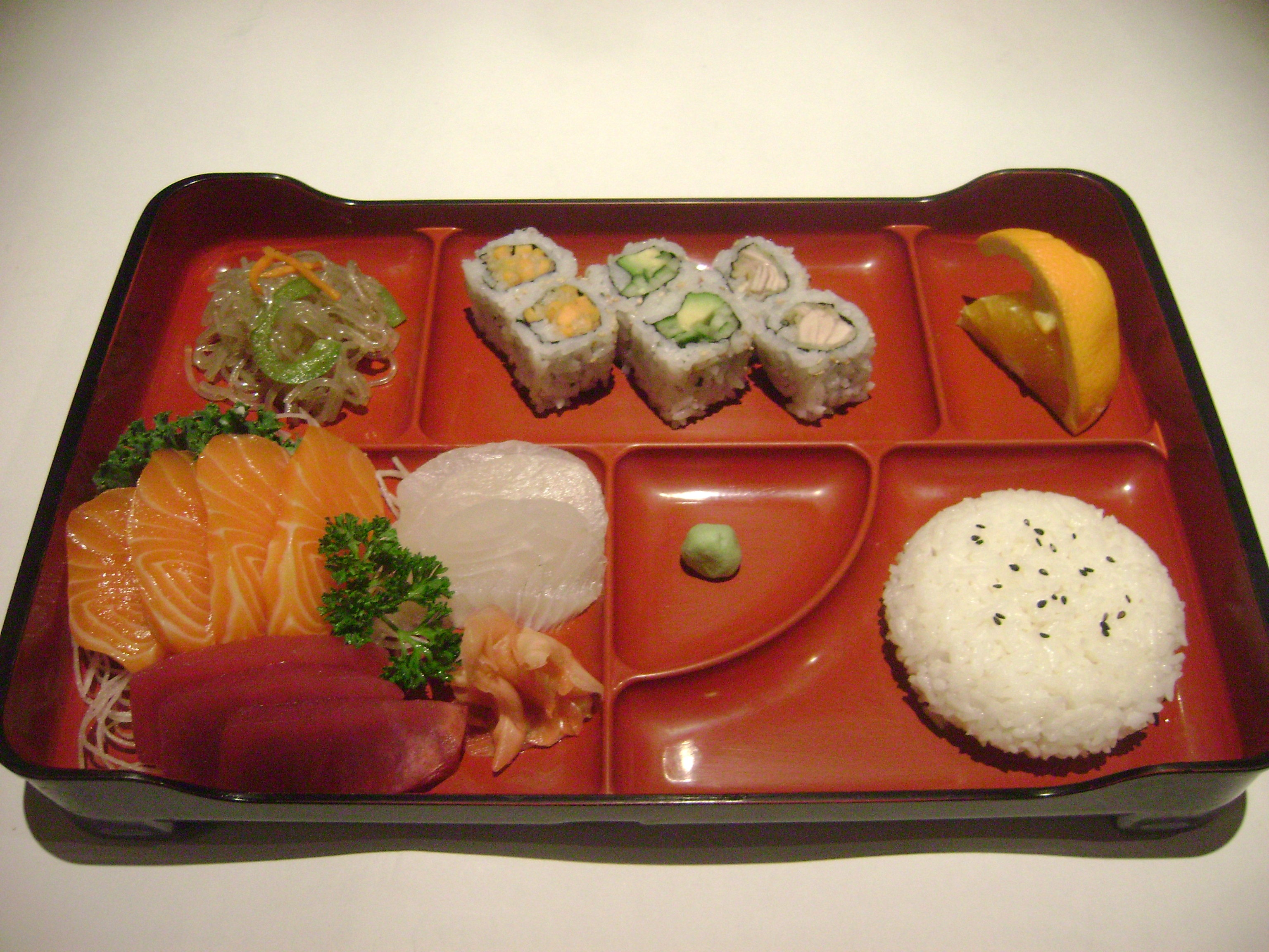 sashimi bento
